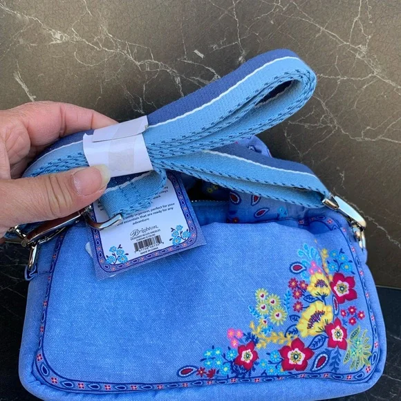 Brighton Women's Crossbody Bandana Love Crossbody Bag Brand New with Tags - Picture 4 of 6